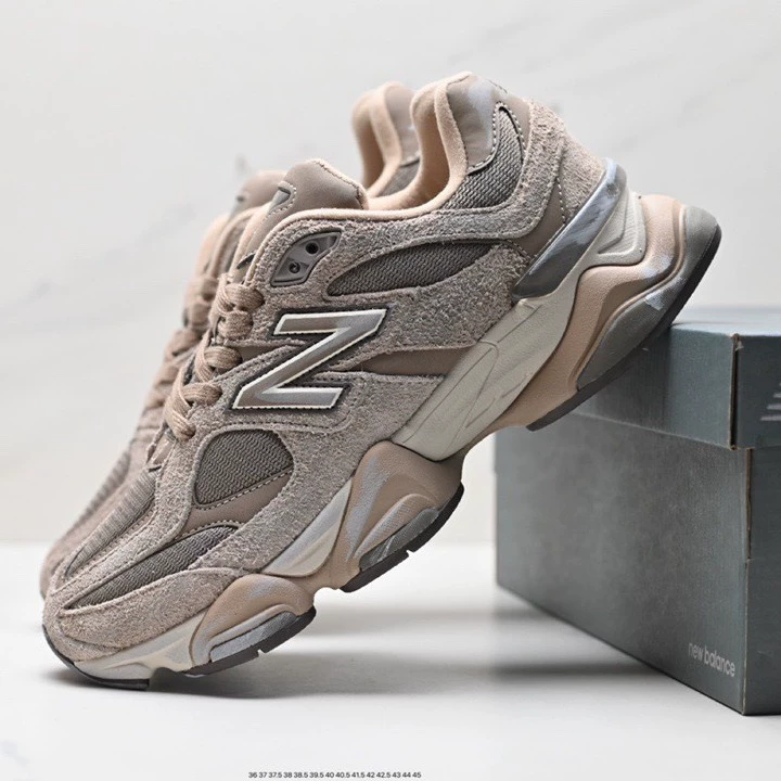 Putian High версия NB9060 переворачивая меховую пару ретро спортивная обувь для бега с низким верхом противоскользящая и износостойкая повседневная обувь