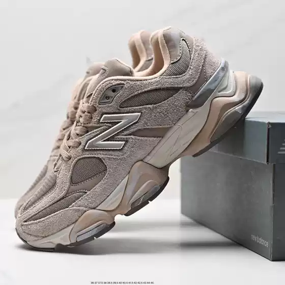 High-quality NB9060 suede couple retro running shoes low-top anti-slip wear-resistant casual shoes
