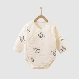 婴儿40克夹棉包屁衣秋冬新生儿纯棉加厚棉衣刚出生宝宝安阳婴童装