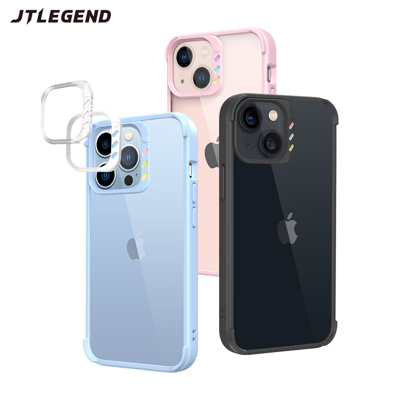 JTLEGEND suitable for 2021 Apple iPhone13promax transparent mobile phone case 13 military regulations anti-drop thin case JTLEGEND suitable for 2021 Apple iPhone13promax transparent mobile phone case 13 military regulations anti-drop thin case