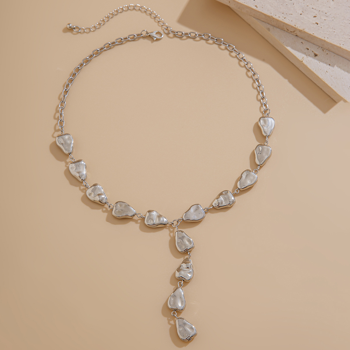 Women's Gender Irregular, Plating Design Simple Style Classic Style Solid Color CCB Alloy Wholesale Pendant Necklace