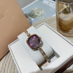 詩高迪時尚鑲鑽氣質女士手錶方形個性手錶女合金鍊錶帶輕奢手鍊表