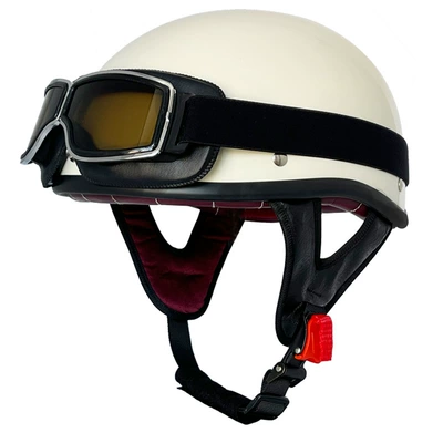 motorcycle portable helmet cross-border scoop, Motosiklet kaskı (dəbilqə) - milk-white-square-retro-mirror-m