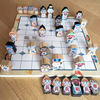 woodiness three-dimensional Cartoon China Chinese chess suit Q version Three countries Chinese chess Puzzle board role-playing games Parenting Toys