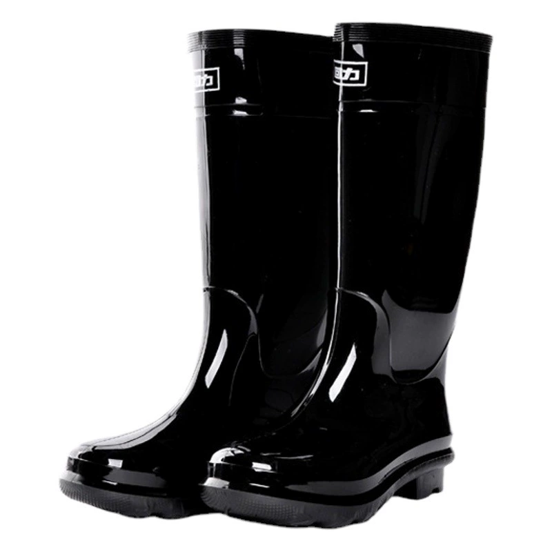 Говяжий нижняя противоскользящая водонепроницаемая 838 средний дождевой сапоги черный рыболовный сапог 807 туфли дождевой сапоги 8127 высокие водяные сапоги