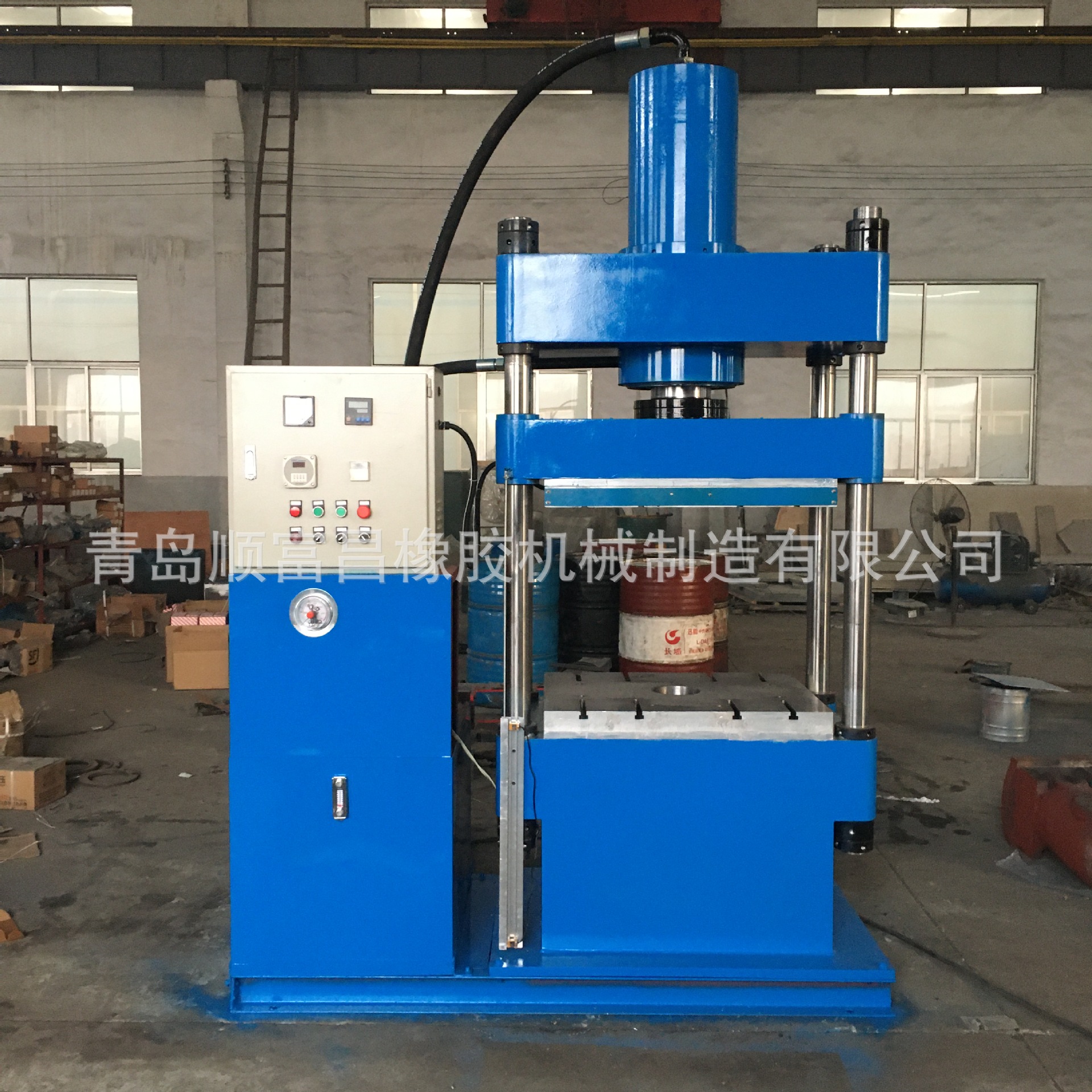 碳纤维热压成型硫化机 100吨上压式分段控温控压硫化机