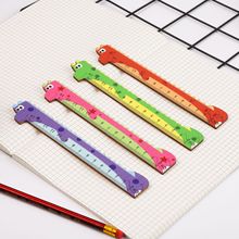 木质恐龙木尺 创意可爱清新学生奖品绘图尺 厂家批发