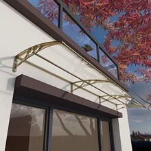 ll户外铝合金雨棚遮阳静音窗户屋檐挡雨篷窗户阳台空调门头雨搭