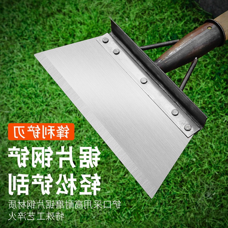 錳鋼平鏟雞屎鏟養殖清豬糞鏟冰鏟皮牆面除污清潔鏟子農用鏟糞