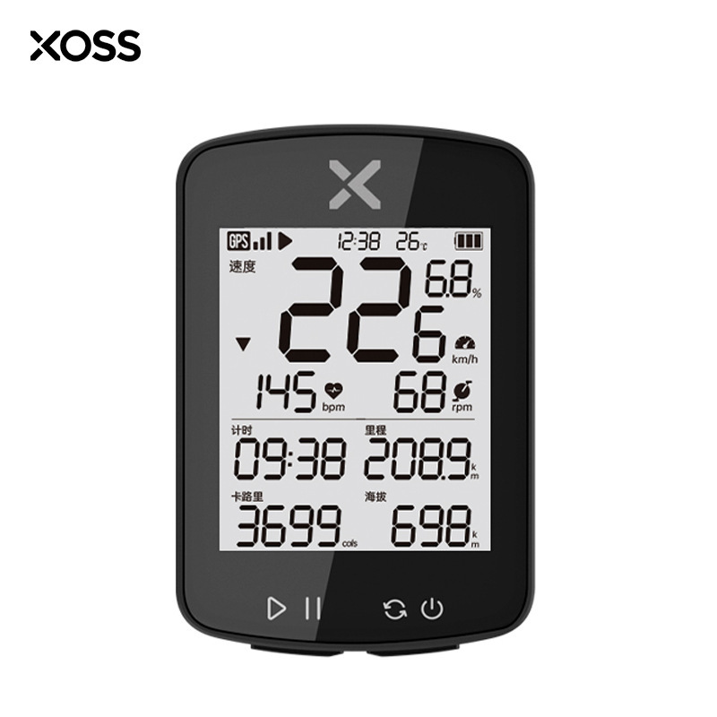 XOSS Walker Small G + Bicycle GPS Code Meter Highway Mountain Bike Wireless Speed Ride in Cheng Mai Meter Chinese XOSS Walker Small G + Bicycle GPS Code Meter Highway Mountain Bike Wireless Speed Ride in Cheng Mai Meter Chinese