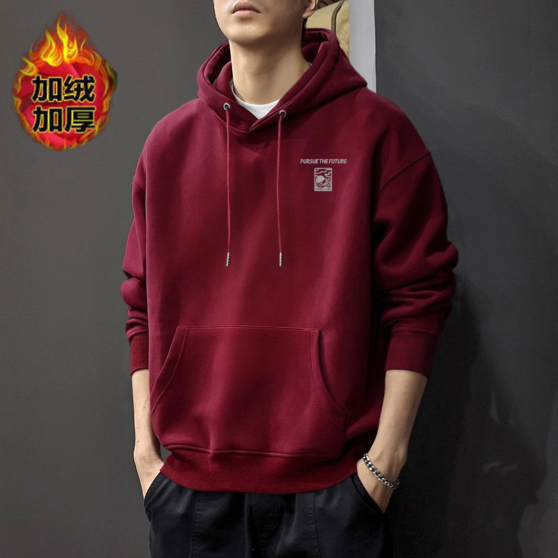 American pesado letras sueltas sudadera encapuchada hombre otoño invierno estilo de Hong Kong nuevo chaqueta juvenil japonesa pareja