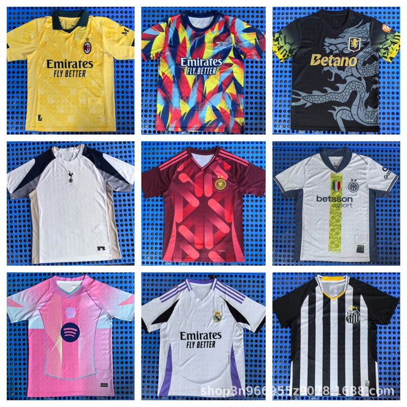 2526 Fans Real Madrid Jersey Barcelona Paris Manchester City Arsenal Ac Inter Milan Atletico Madrid Miami Bayern Football Jersey
