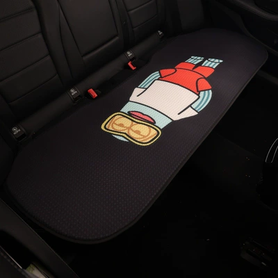 Seat cushion, seat cover – Cartoon Car Seat Cushion, Summer - blue-fish-a-long-cushion-in-the-back-row-printed-4-color-bichburg