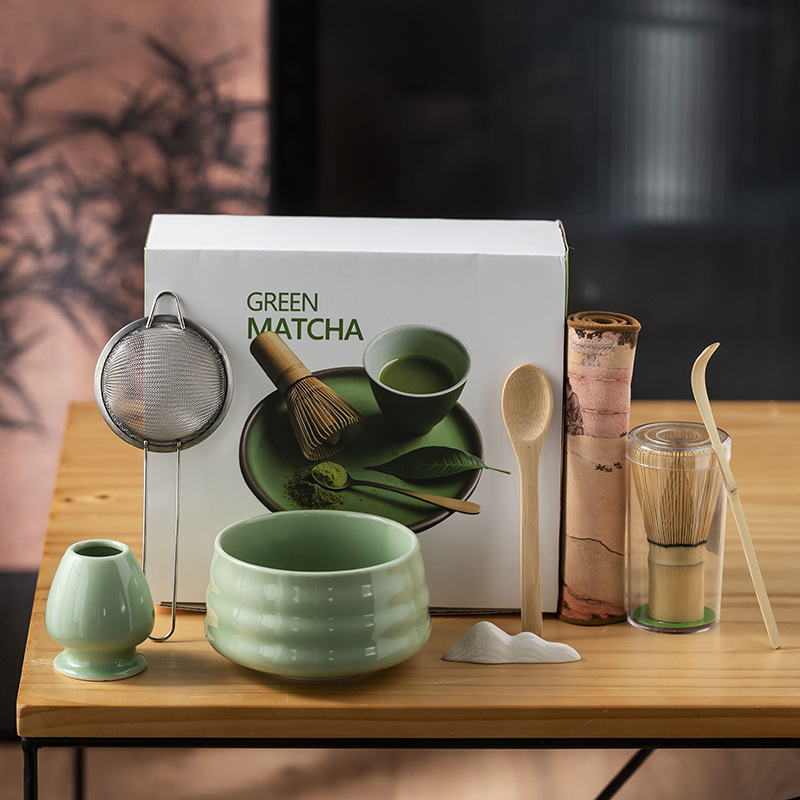 抹茶茶こし打ち工具抹茶ブラシ日本点茶碗抹茶カップ粉碗撹拌器茶調理器具セット|undefined