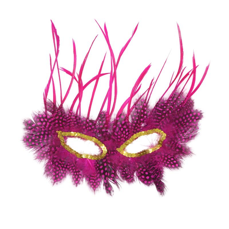 Nueva máscara veneciana pluma de sequela carnaval brasileño desfile accesorios de maquillaje baile máscara de maquillaje
