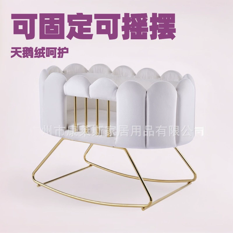 Переносная детская кроватка-качалка, многофункциональная кроватка для новорожденных и детей, успокаивающая кроватка для малышей