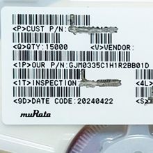 村田GJM0335C1H1R2BB01D高频0201贴片电容1.2PF误差0.1PF 25V C0G