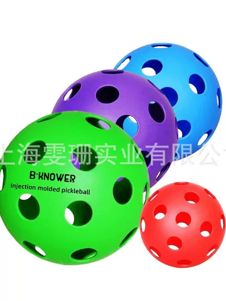 Factory Direct Sales Pickleball 74mm 40-Hole Outdoor 26-Hole Indoor Injection Molding & Molding Process