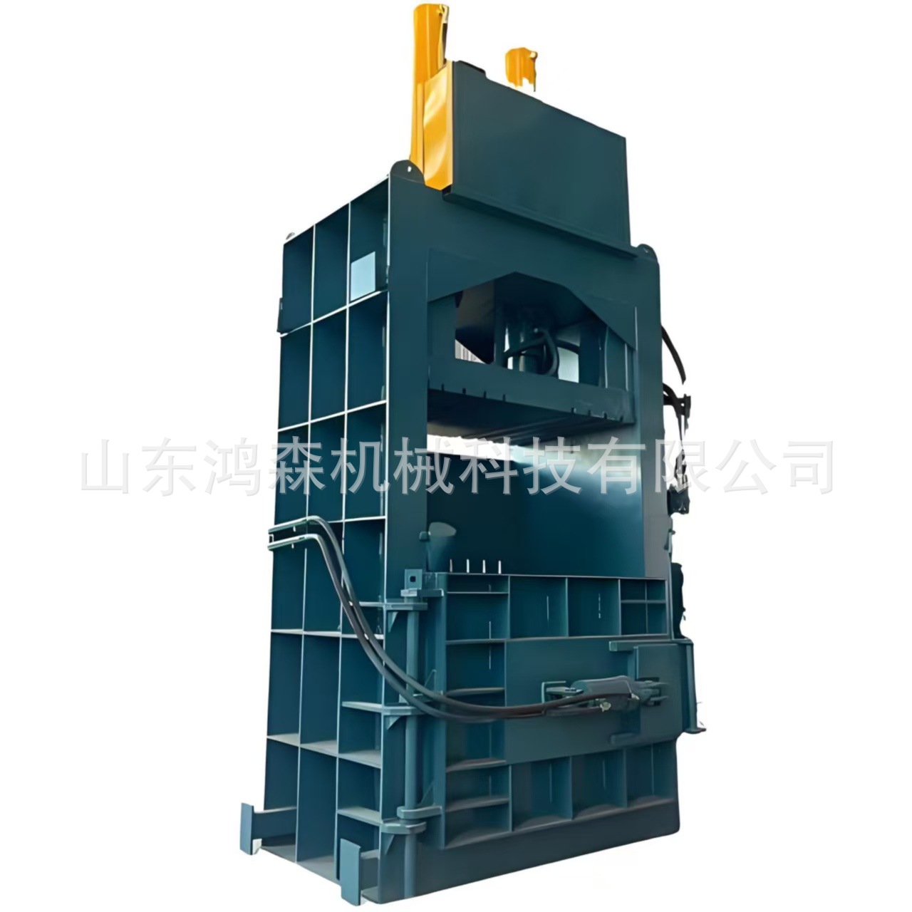 废纸箱立式液压打包机缠绕膜塑钢稻壳铁扣木条玉米芯棉被打包机