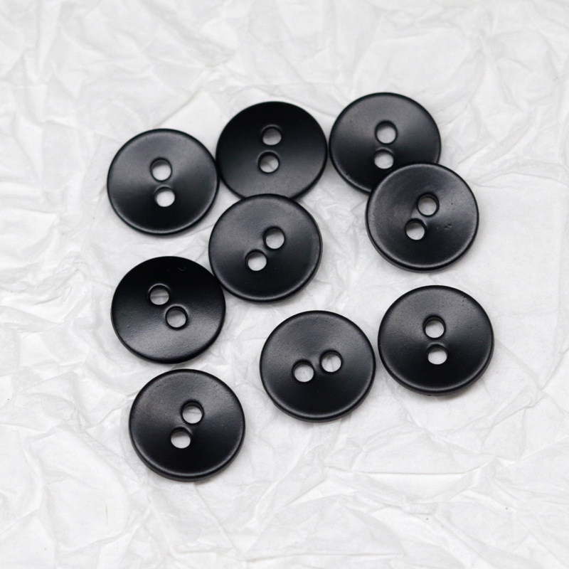 10mm Pot-eyed Black Metal Small Button Cotton Linen Shirt Long Skirt Cardigan Mini Matte Black Metal Buckle 10mm Pot-eyed Black Metal Small Button Cotton Linen Shirt Long Skirt Cardigan Mini Matte Black Metal Buckle