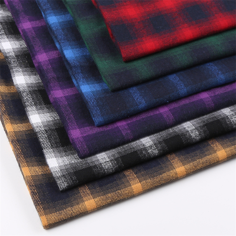 现货苏格兰提花格子布  休闲衬衫校服JK裙子面料 玩具装饰布料