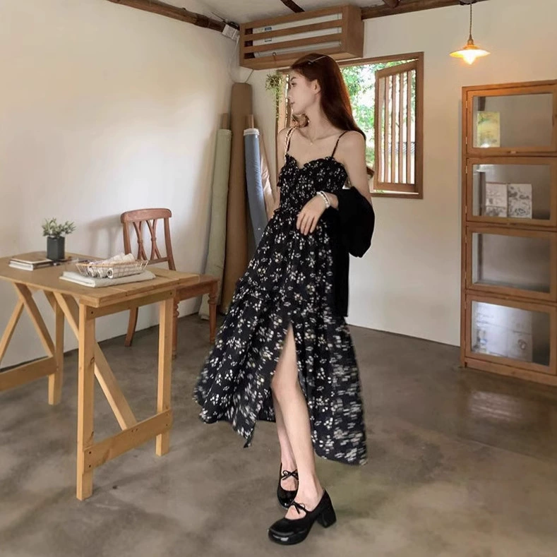 Цветочная юбка с ушами