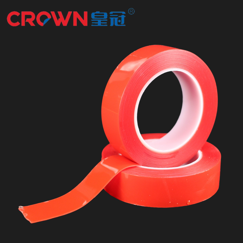 12MM * 3m double-sided adhesive transparent hardware easy to tear decorative DIY hand suction cup wholesale red film acrylic removable glue