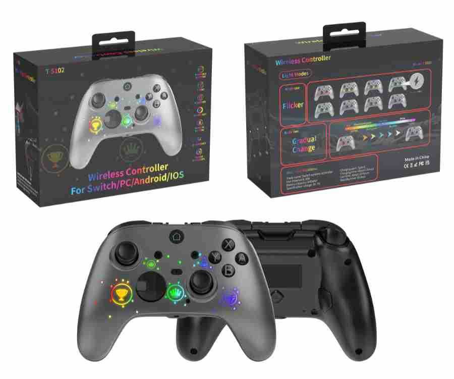 Transfronterizo De La Venta caliente multifuncional Bluetooth GamePad compatible con N-SWITCH Pingguo IOS Android PC360 STEAM