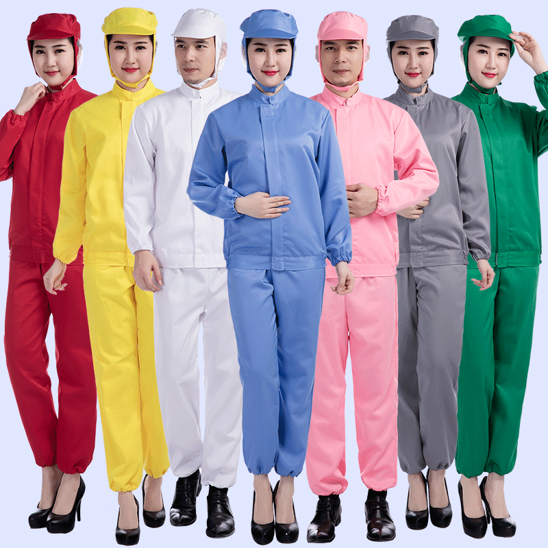 Fábrica de alimentos ropa de trabajo traje Taller de procesamiento de ropa de trabajo blanco ropa de trabajo de invierno ropa sanitaria azul bordado