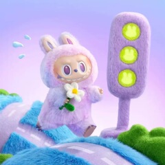 バブルマート ラブブ 第三世代 ブラインドボックス マカロン ゲスシリーズ エポキシ樹脂製ぬいぐるみ ブラインドボックス サプライズ ブラインドボックス