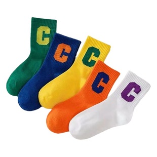 Spring and Autumn Children's Socks Men's Pure Cotton Boys and Girls Female Baby Baby Autumn and Winter Mid-tube Socks Baby Autumn Children's Socks Winter