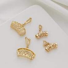 14k��ɫ�οմ�צ�Ӽ����DIY�����β�۵�׹Բ��ͷ����������Ʒ