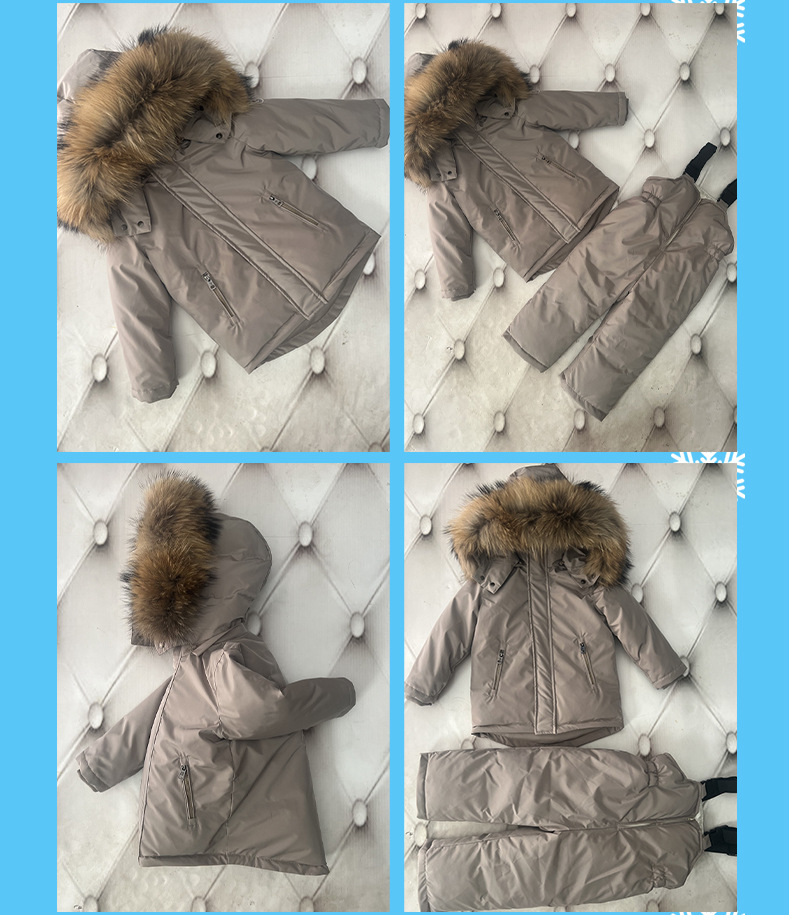 Dječja odjeća perjane pamučne jakne za dječake duge djevojčice odjeća debela perjana jakna za bebe_voghion.com