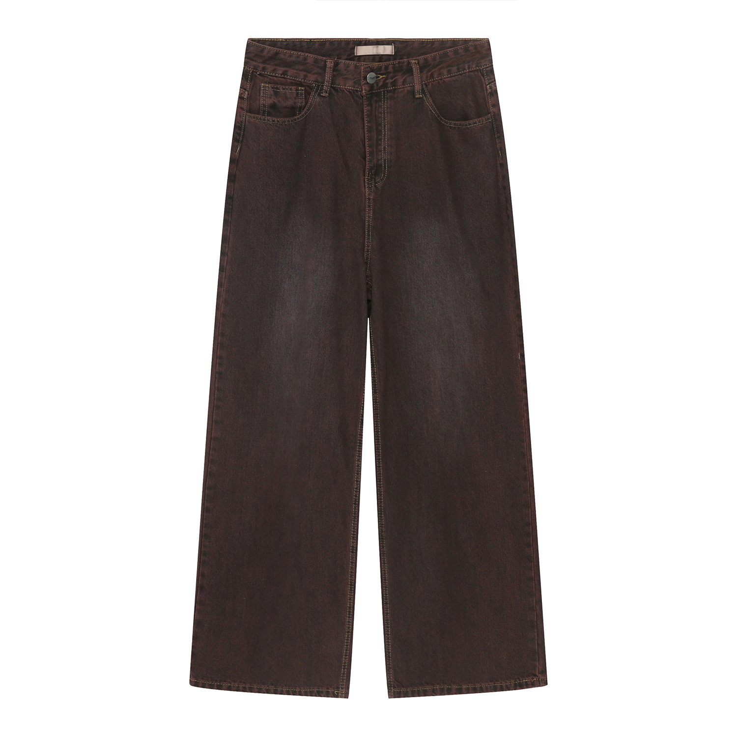 Ropa de hombre MTLClothes | 2023 nuevo simple básico recto suelto nicho ins púrpura jeans