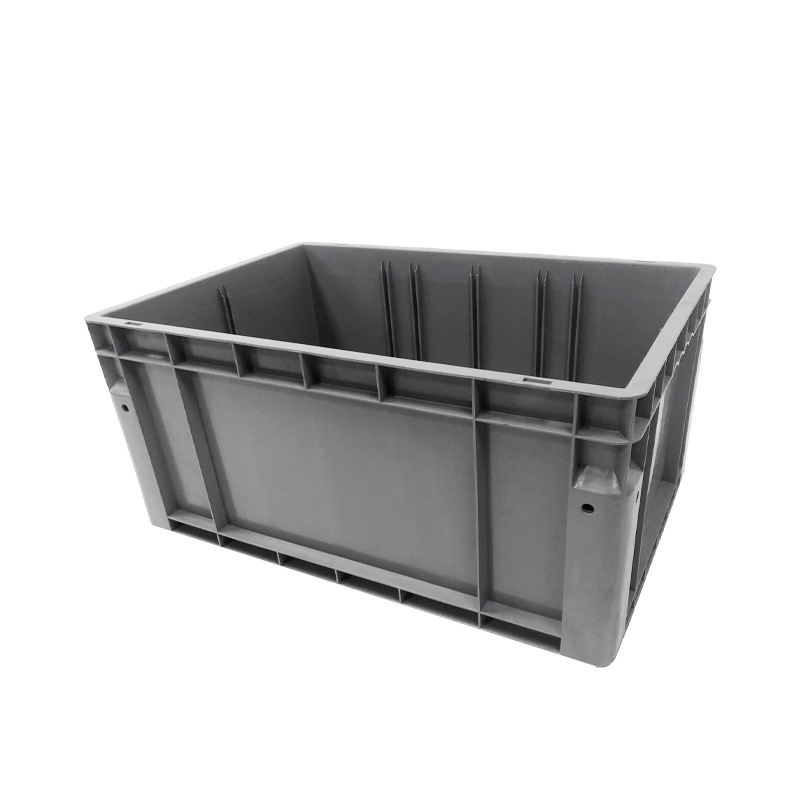 4628智能仓储自动化立库箱600400280mm可堆叠周转箱塑料平底箱