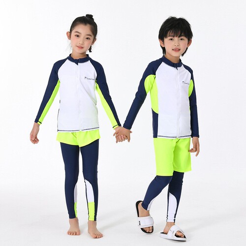 Korea's new parent-child diving suit, female long-sleeved split couple suit, jellyfish suit, surfing snorkeling suit, men's swimsuit