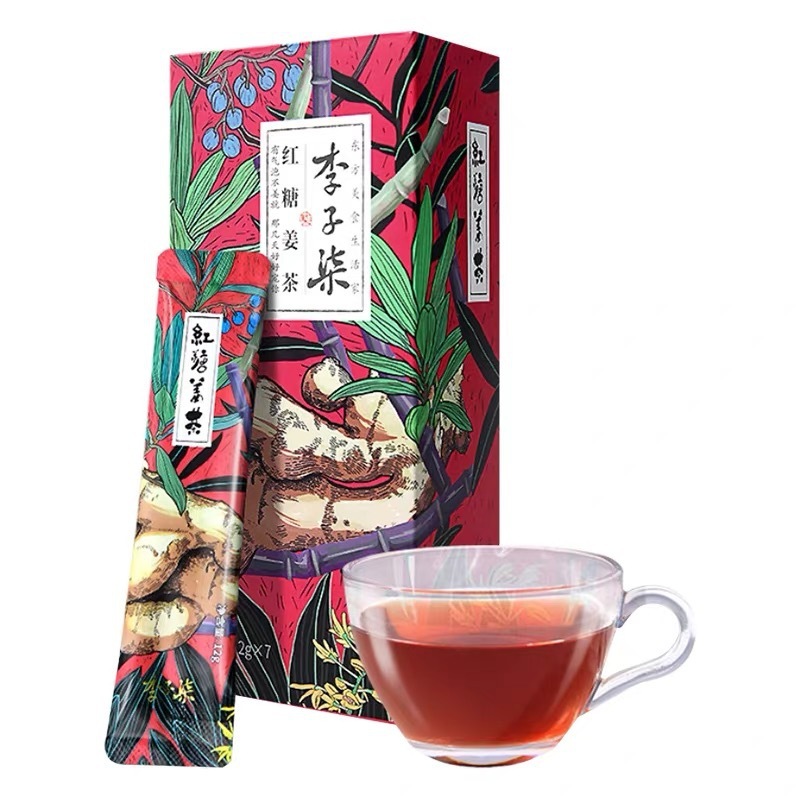 李子柒 红糖姜茶速溶姜汁 84g/盒|undefined