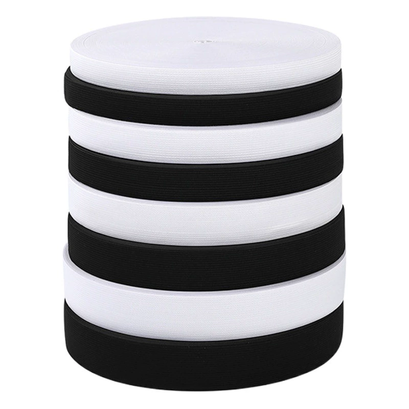 Черно-белый жгучий крючок эластичный ремень для глазок