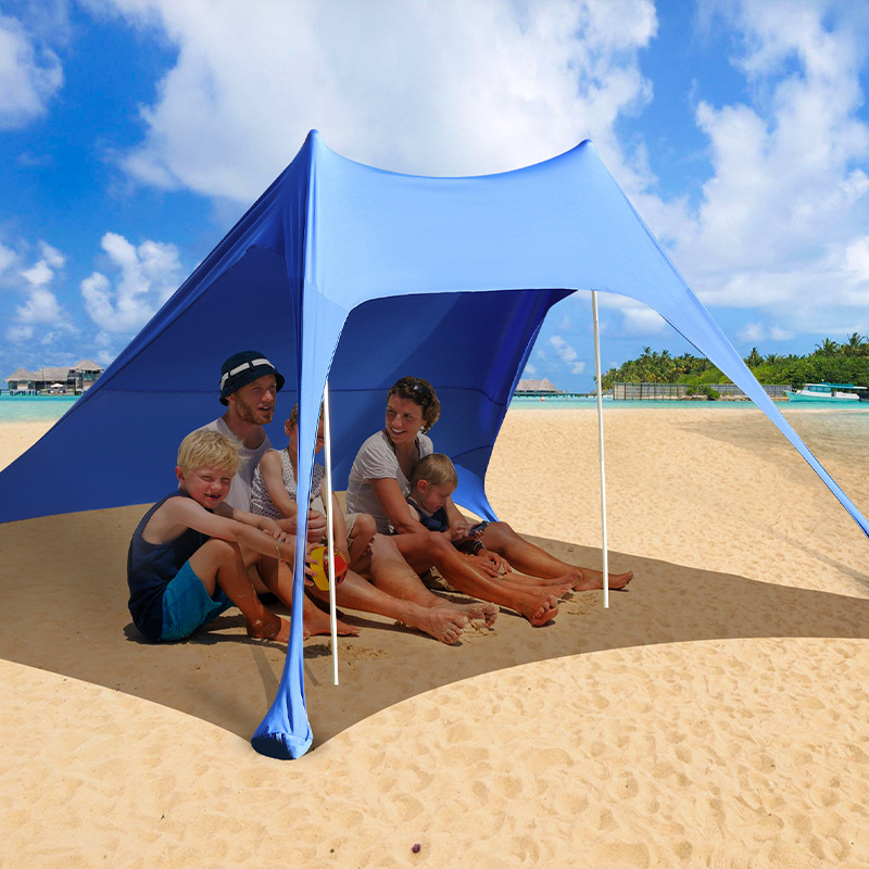 Amazon Leika elástica cortina de sol al aire libre playa de arena fría protección solar frente al mar campamento al aire libre UV