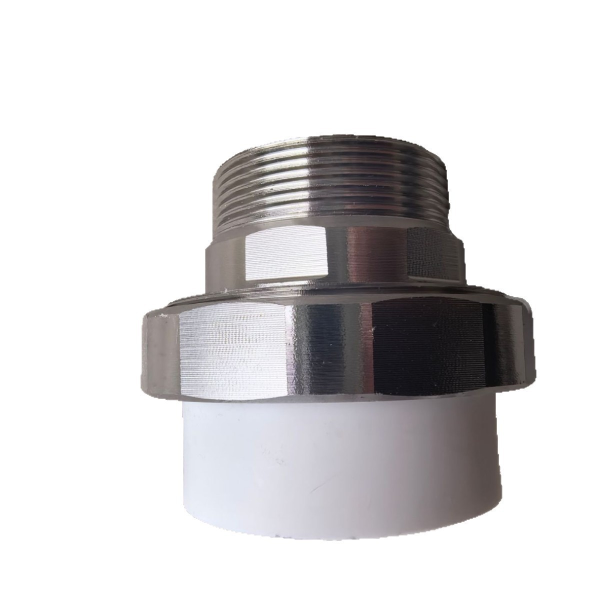 201不锈钢63外丝活动接头（白色）