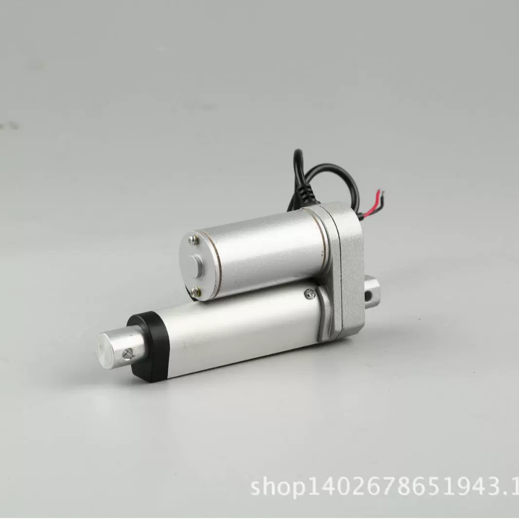 750n电动推杆行程50mm小型电动缸推杆电机电动缸金属齿轮箭顺