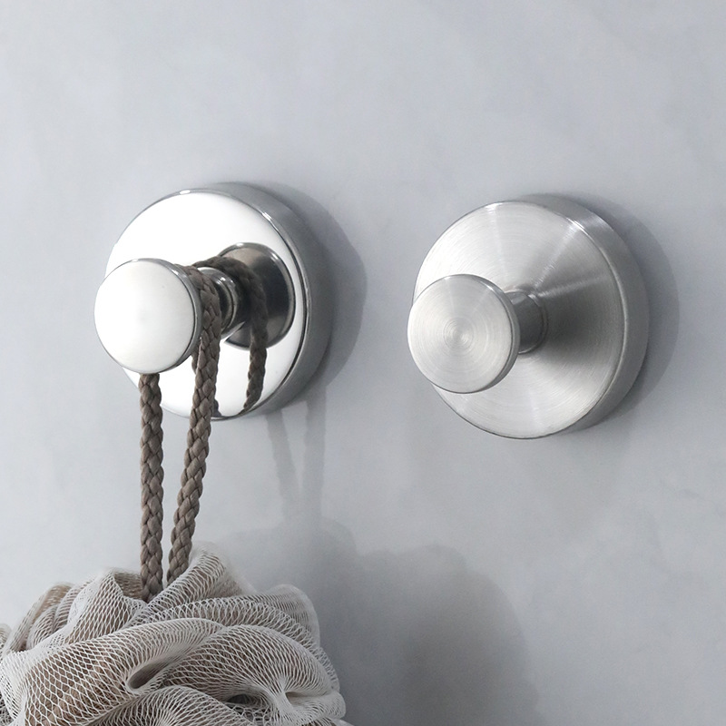 Cross-border stainless steel vacuum suction cup hook traceless…