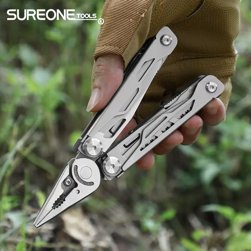 多功能刀钳精冲钳不锈钢多功能扳手户外露营便携折叠应急战术钳子