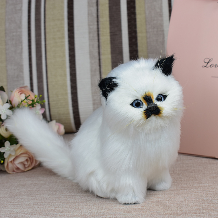 모조 머리 원숭이 얼굴 뚱뚱한 고양이