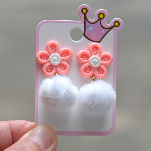 10#푹신한 이어 클립 한 쌍