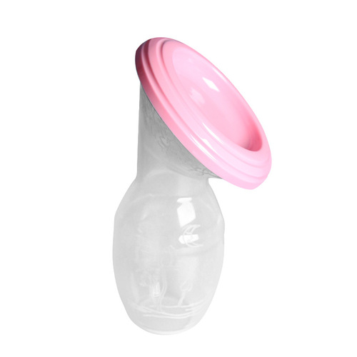 Breast pump for pregnant women manual hands-free breast milk collector to collect leaking milk and express milk full silicone breast pump
