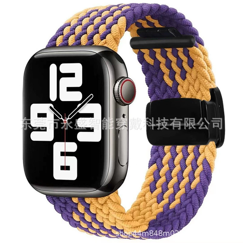 Подходит к браслету на руку Apple Nylon braided watch strap магнитная складная пряжка iwatch23456789 представитель пояс