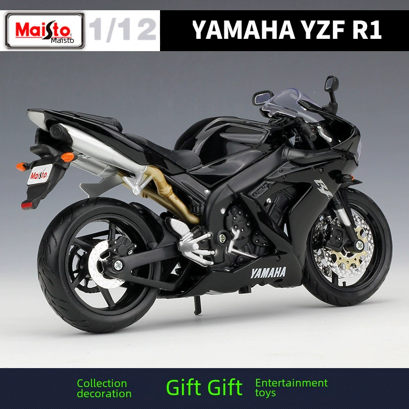 Михаелон 1:12 Ямахахаха YZF-R1 тяжелая модель мотоцикла, кооперативная модель