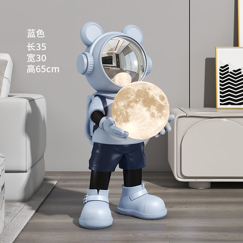 宇宙飛行士宇宙飛行士月球灯大型着地装飾品客間寝室ホテル会移転プレゼント