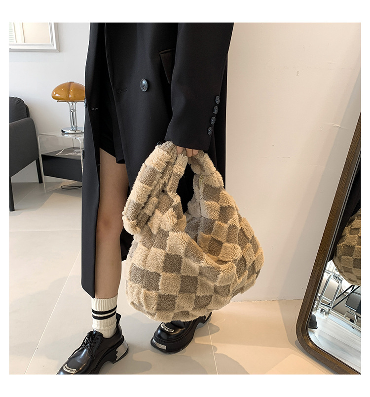 Women's Shoulder Bag Casual Fashion Solid Colour Handbag_voghion.com
